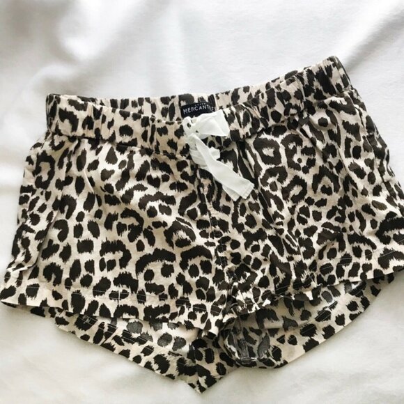 J. Crew Other - J. Crew Mercantile Leopard Cheetah Sleep Shorts, XS, Animal Print